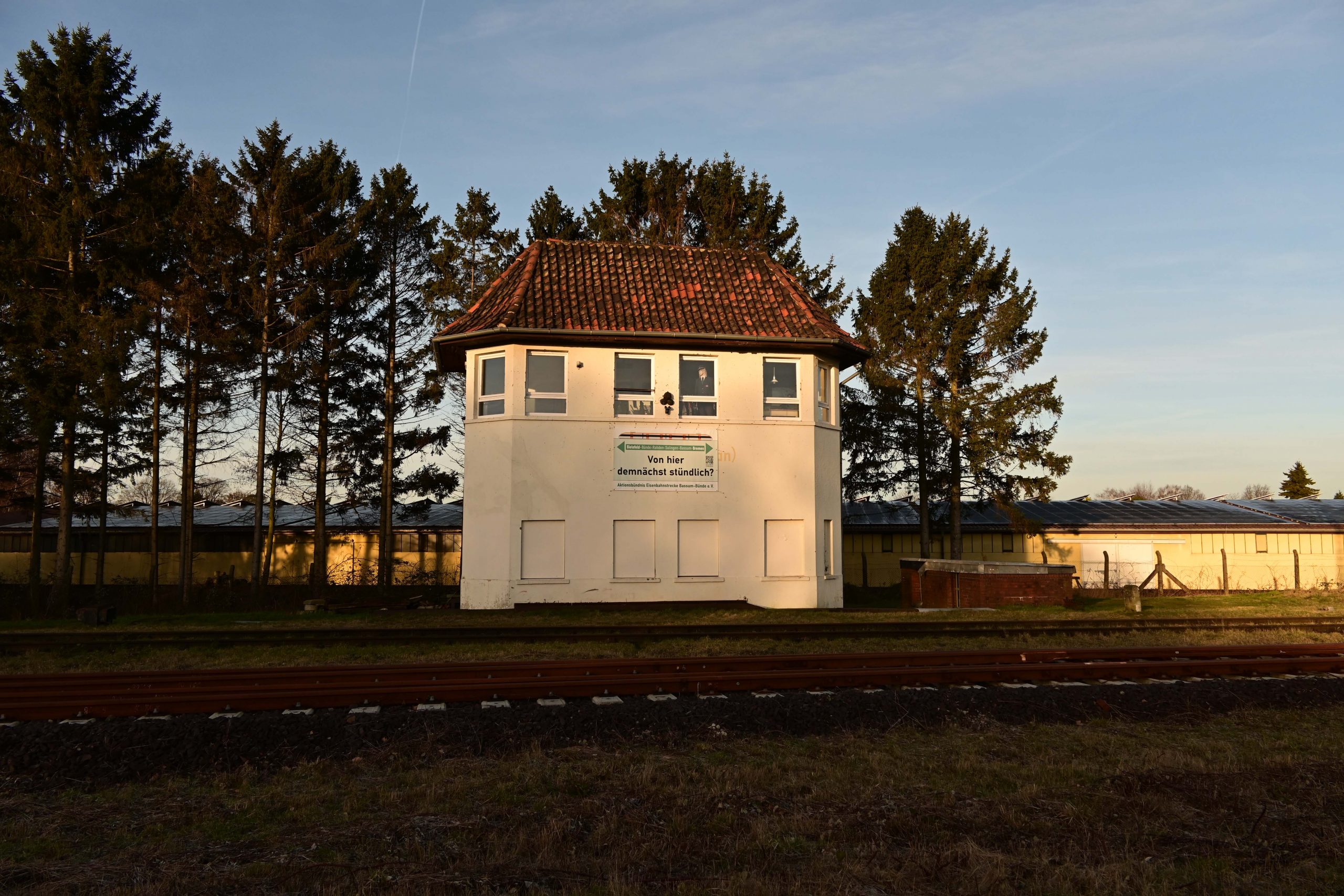 Das alte Stellwerk in Sulingen - heutiger Sitz der AEBB