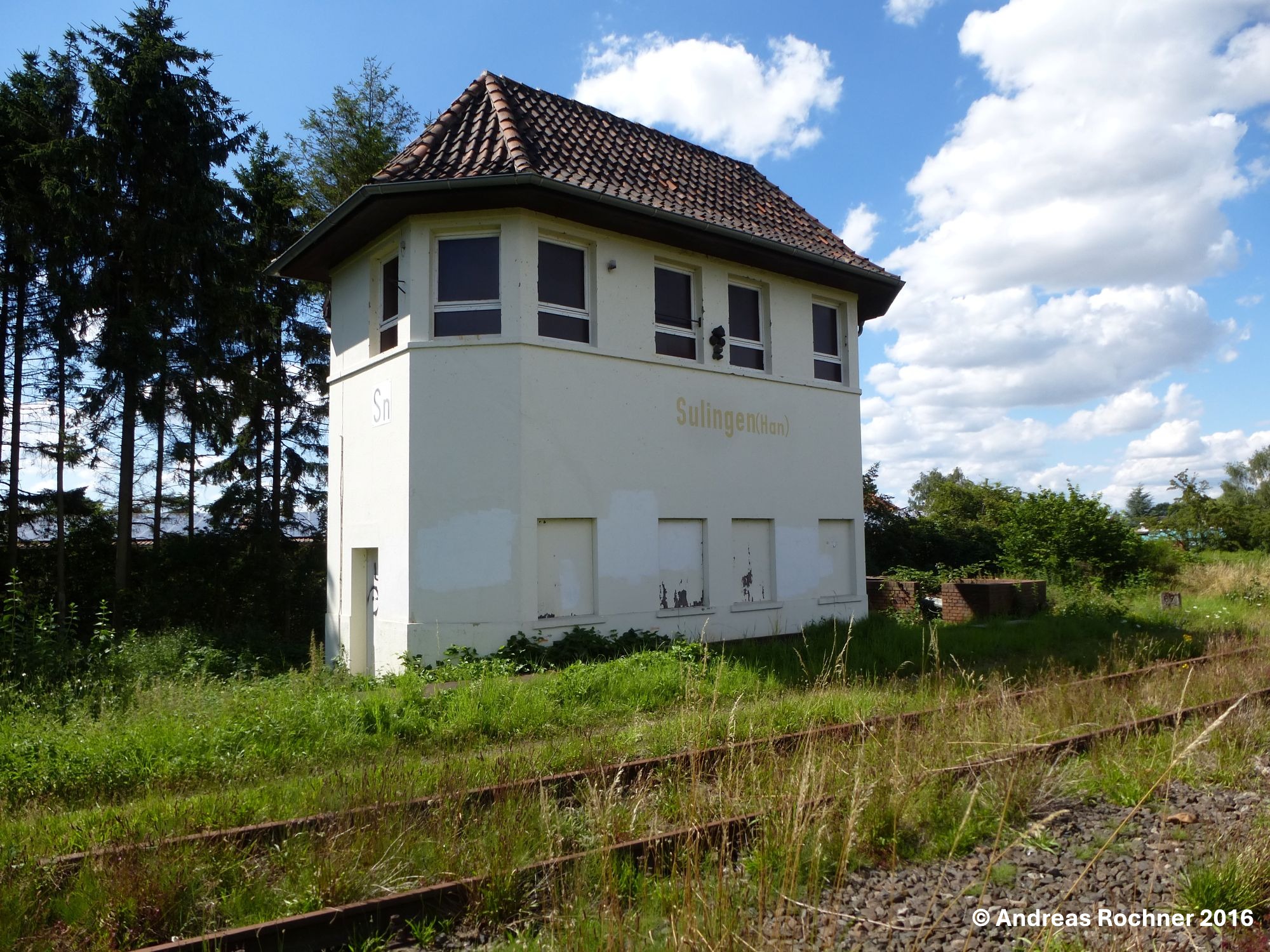 Stellwerk Sn nach dem begonnenen Freischnitt