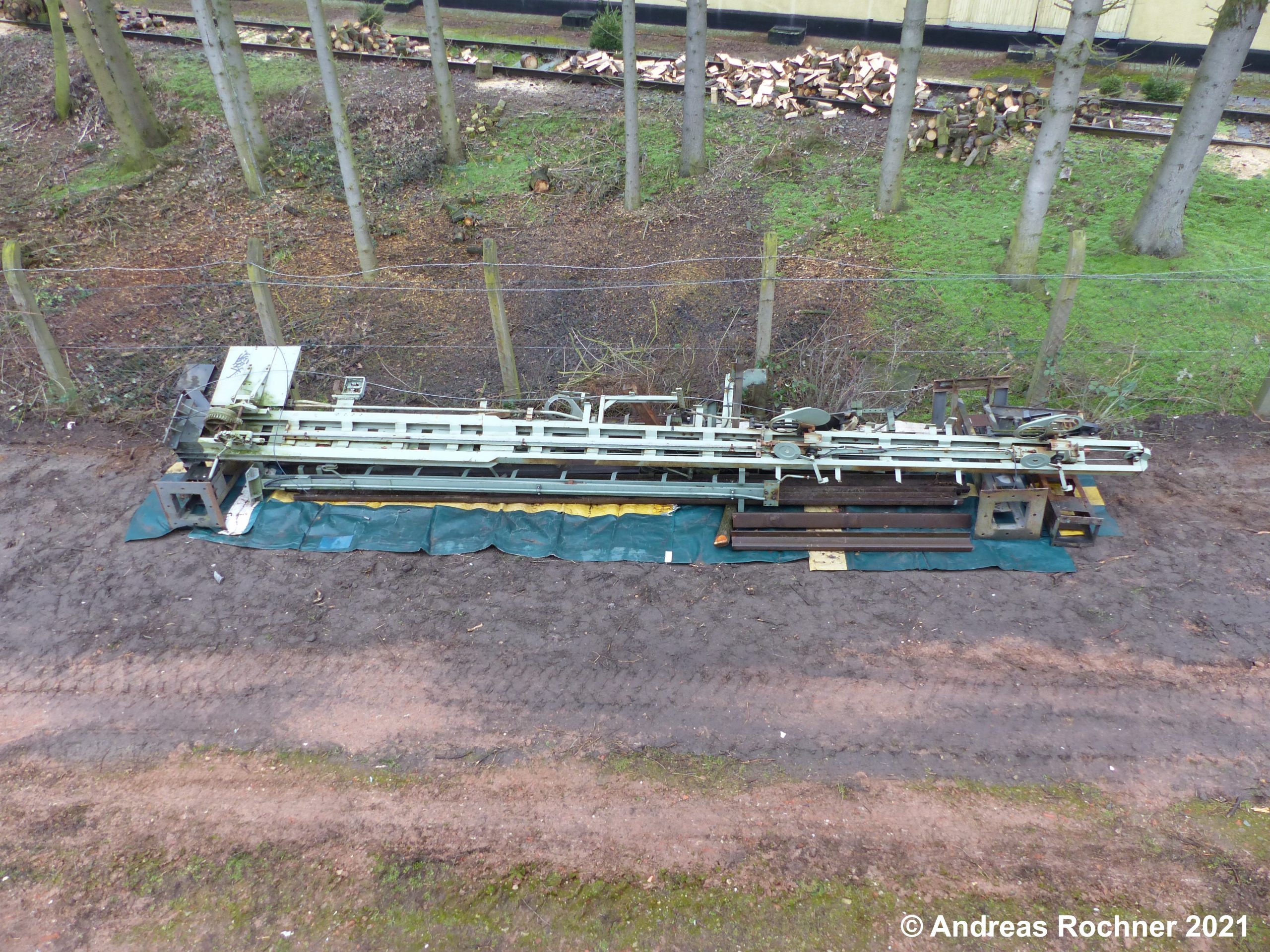 Formsignal nach Anlieferung beim Stellwerk Sn für den später zu erstellenden Signalgarten