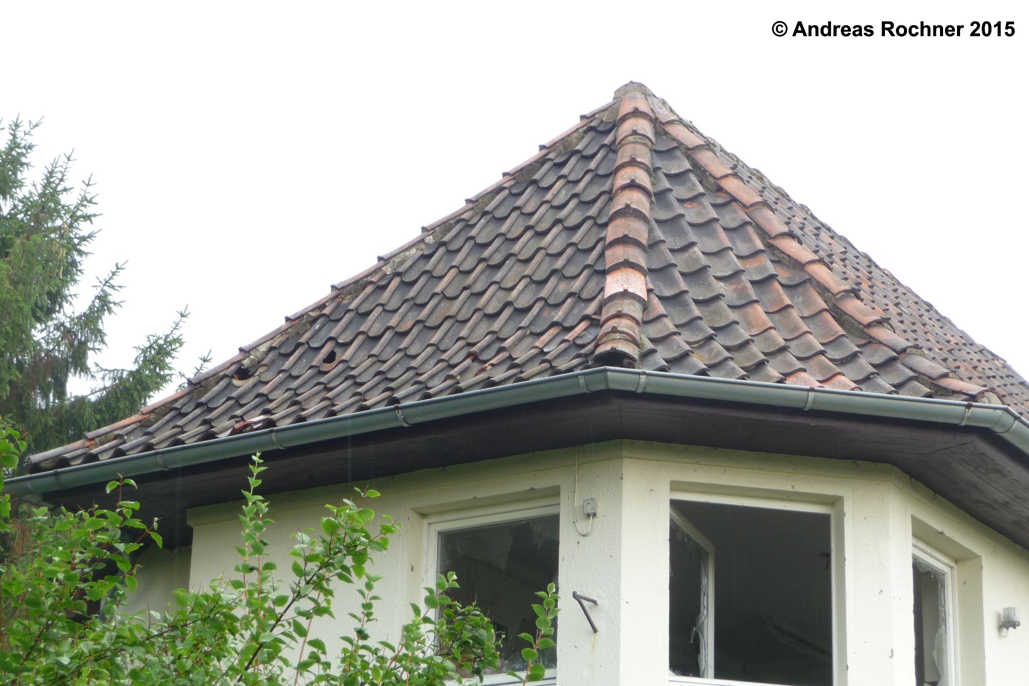 Schäden an den Dachpfannen 2015
