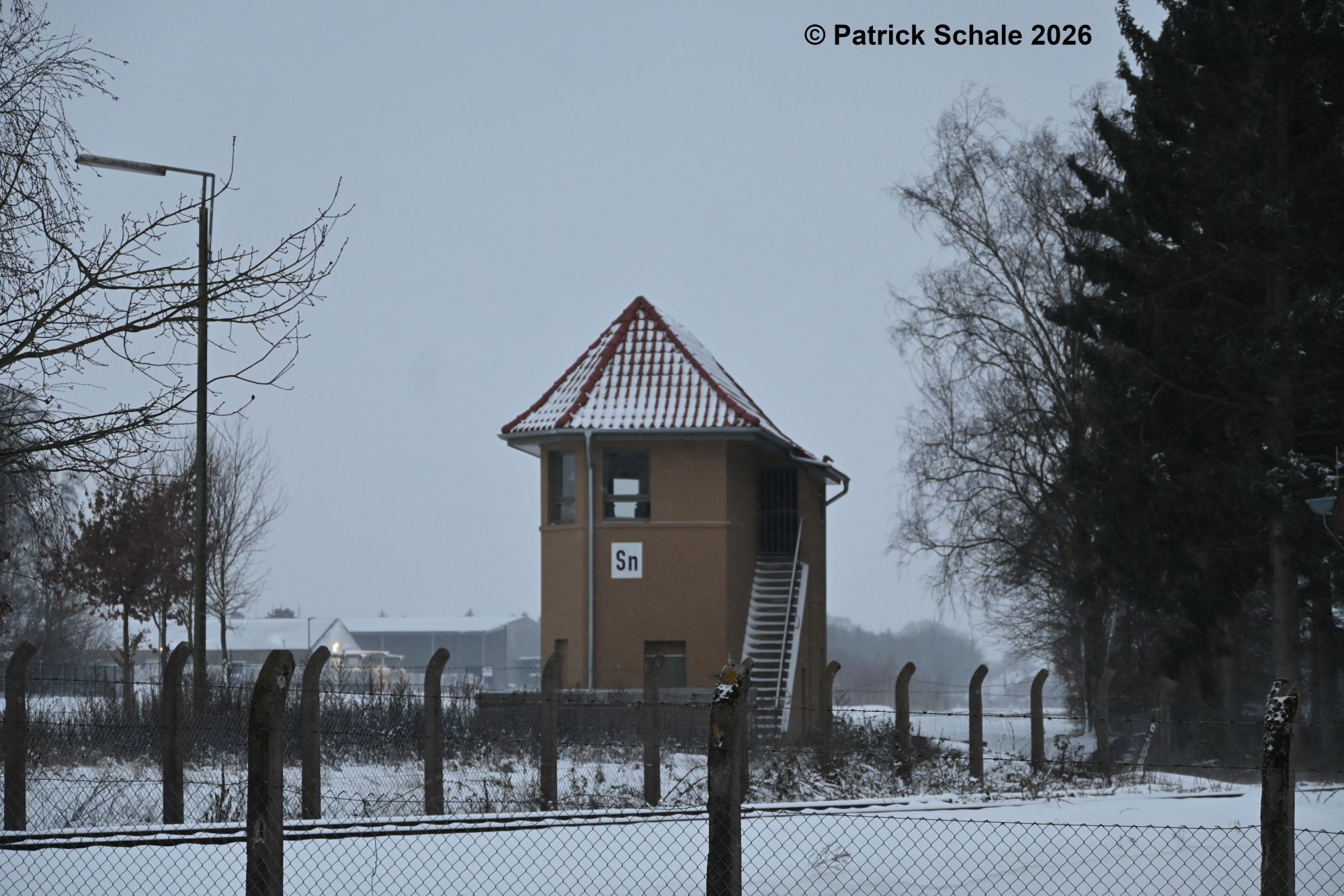 Stellwerk Sn im Schnee