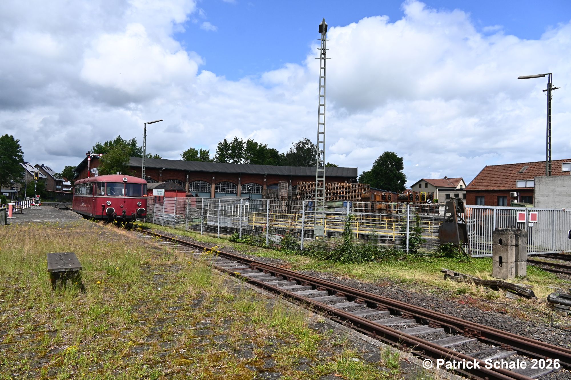 Ehemaliges Bahnbetriebswerk Rahden, heute im Eigentum des Unternehmens Heinrich Meier Eisengießerei GmbH & Co. KG und Sitz der Museumseisenbahn